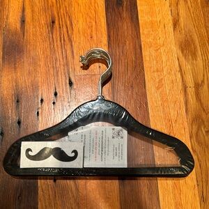 Baby black velvet hangers.